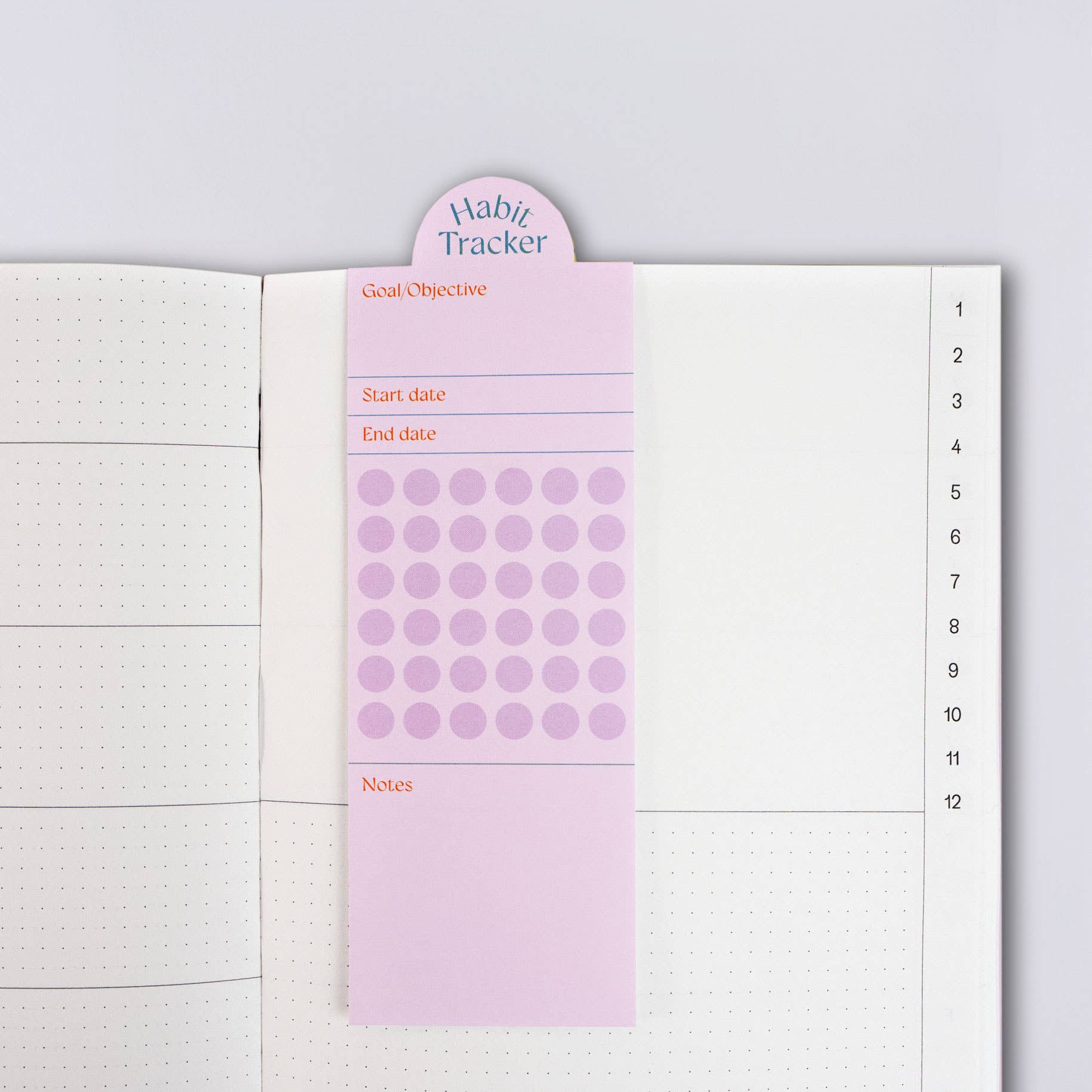 Seoul Habit Tracker Bookmark Set – Merrymaker Fine Paper