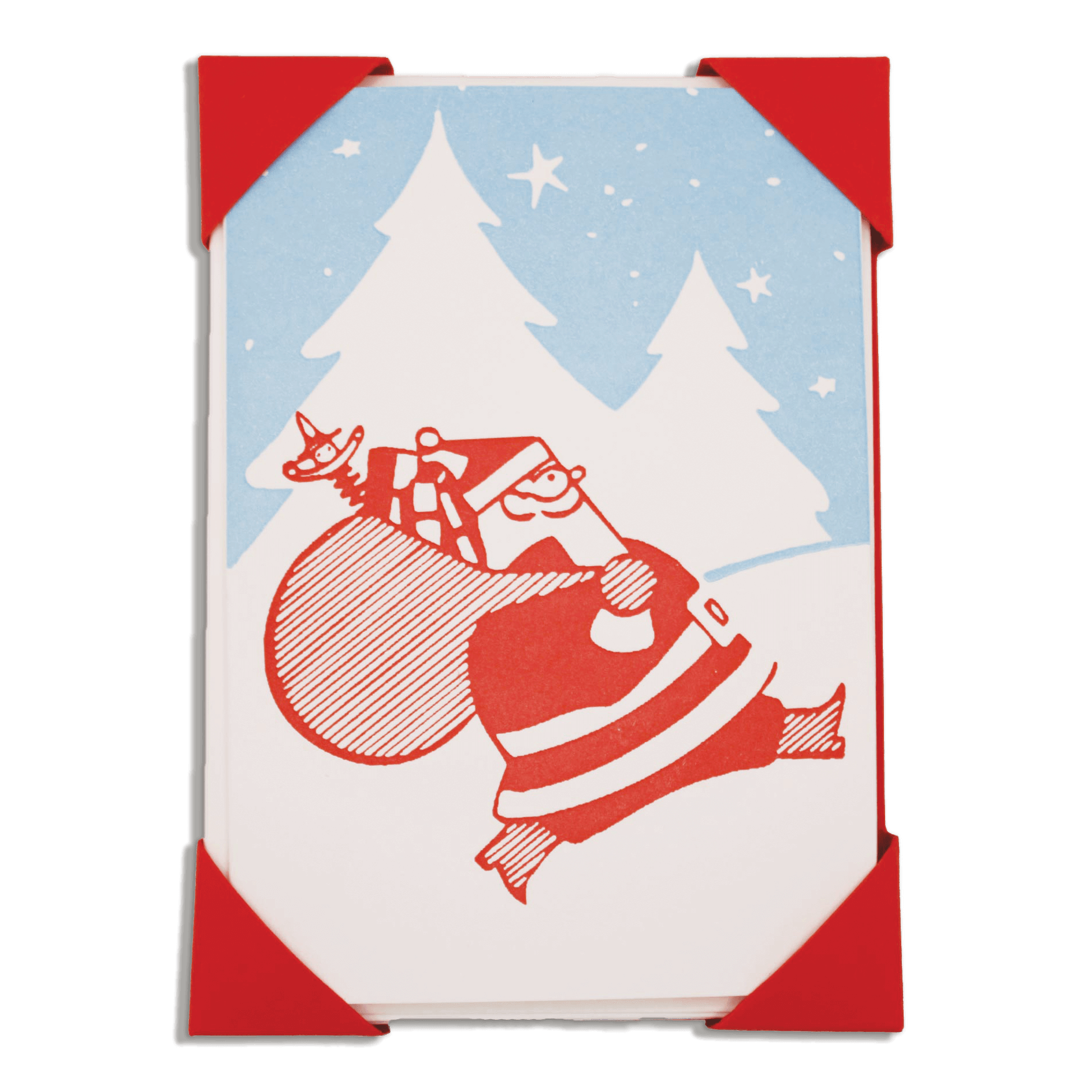 Father Christmas Note Cards Merrymaker Fine Paper