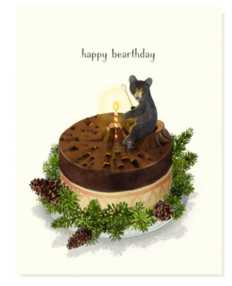 Campfire Bear - Birthday