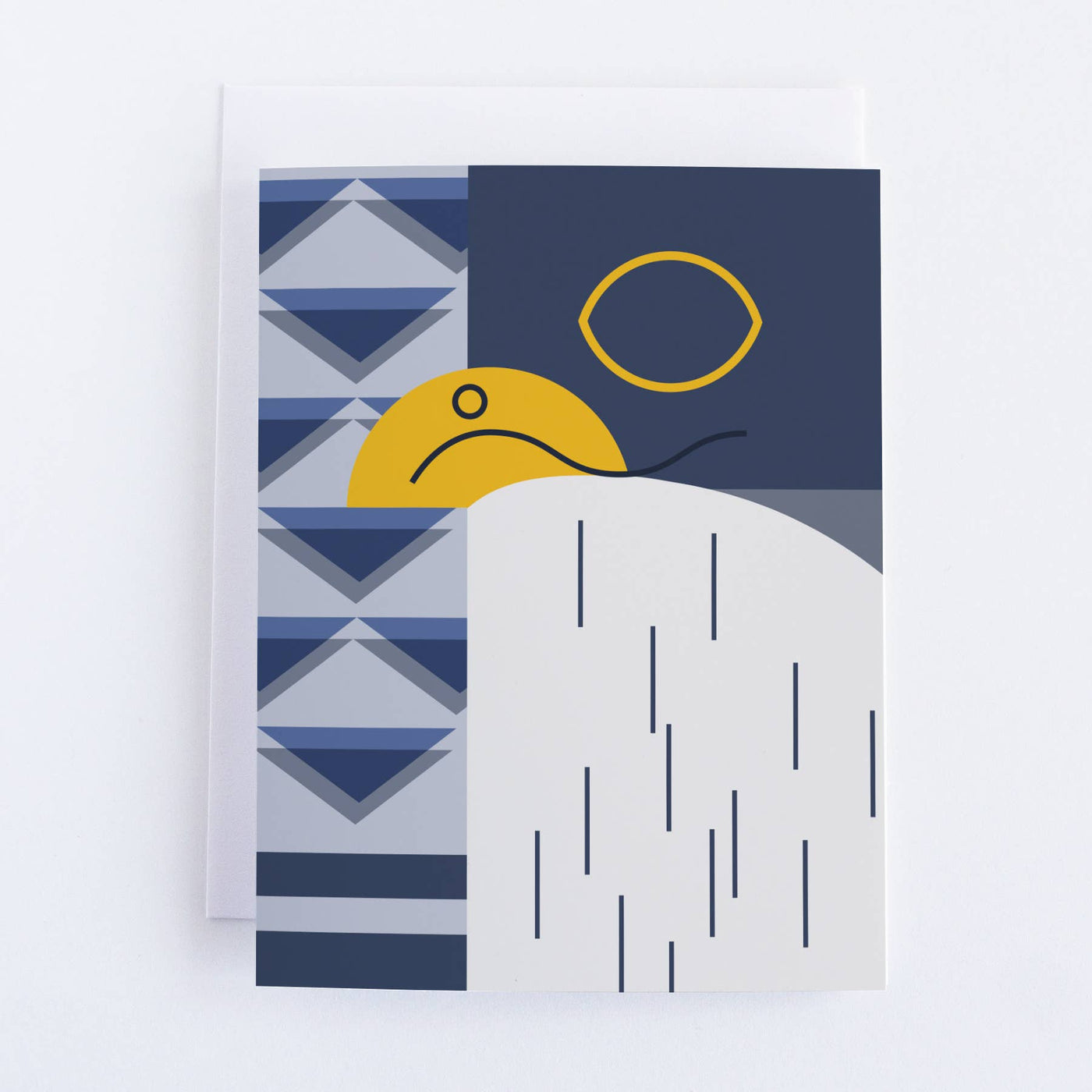 Peregrine Falcon Greeting Card, State bird of Idaho