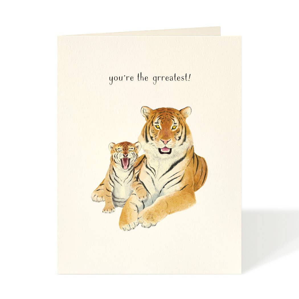 Tiger Mama -- Mother's Day Card – Merrymaker Fine Paper