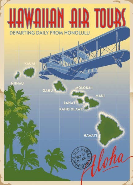 Hawaii Aloha Luggage Tag