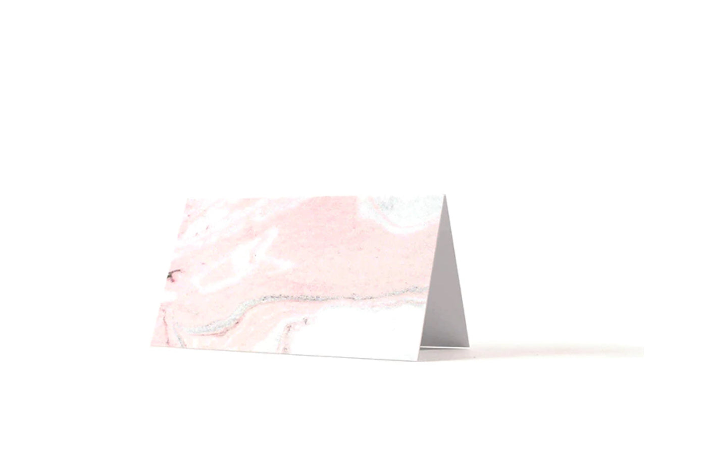 Pink Marbled Place Cards