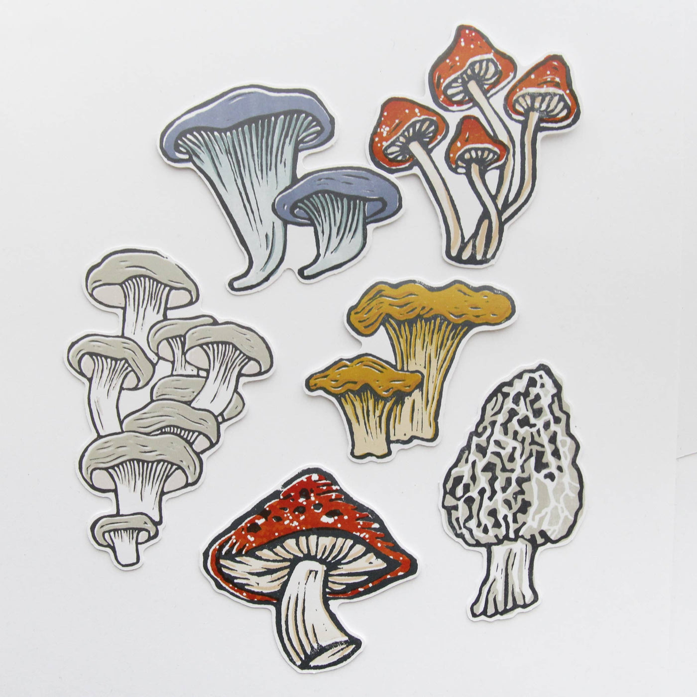 Indigo Milk Cap Mushroom Sticker