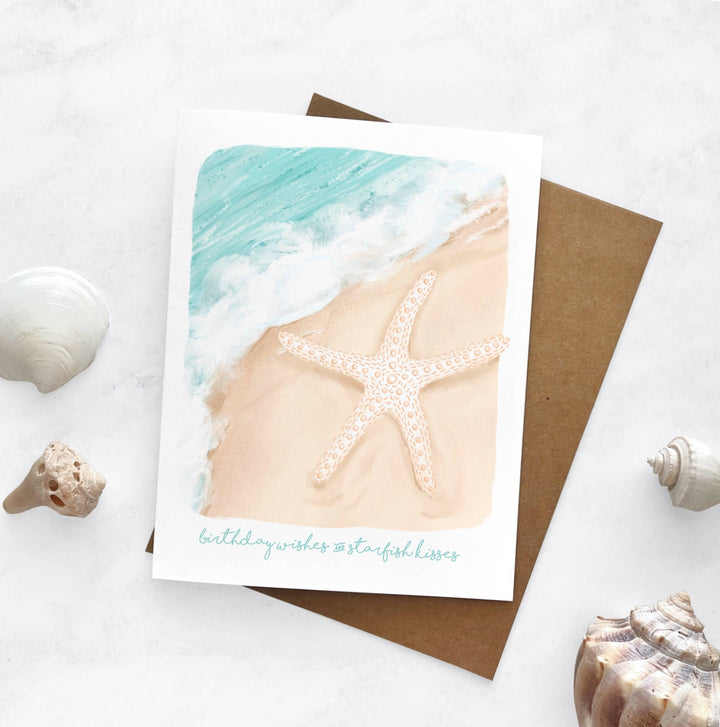 Starfish Card – Merrymaker Fine Paper