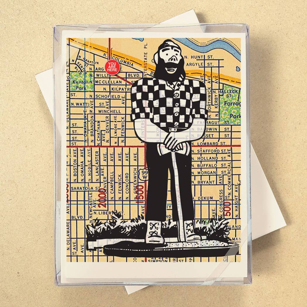 You Are Here Map Boxed Cards - see all 7 Cities!