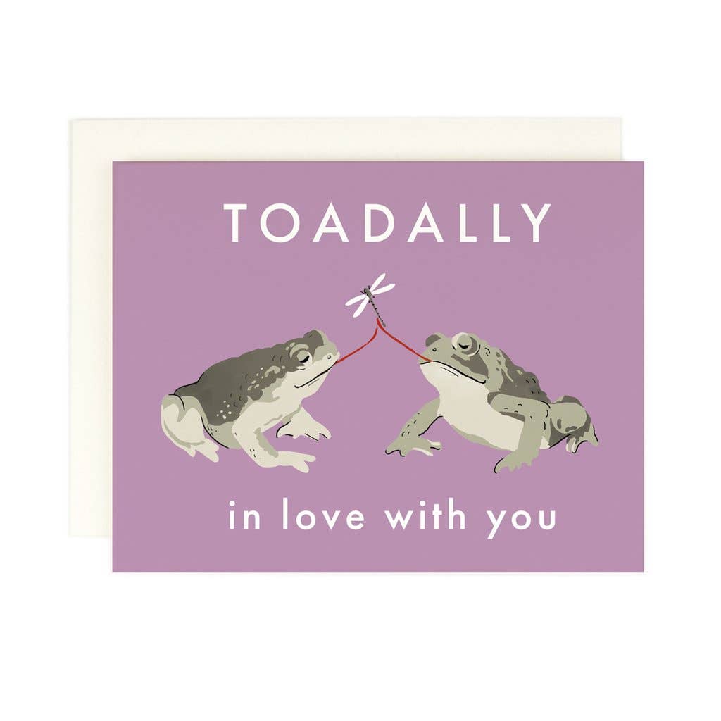 Toadally in Love With You Greeting Card