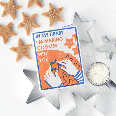 Making Christmas Cookies Holiday Card