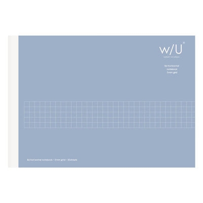 W/U B6 Horizontal Gridded Notebook