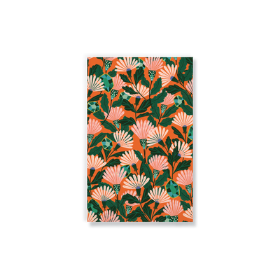 Orange Floral Classic Journal