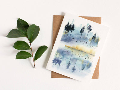 Misty Morning Greeting Card