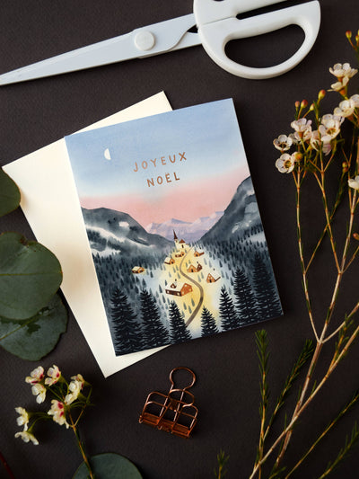 Joyeux Noel Holiday Card