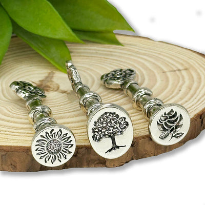 Heirloom Wax Seal Stamp Kits Silver Antiqued