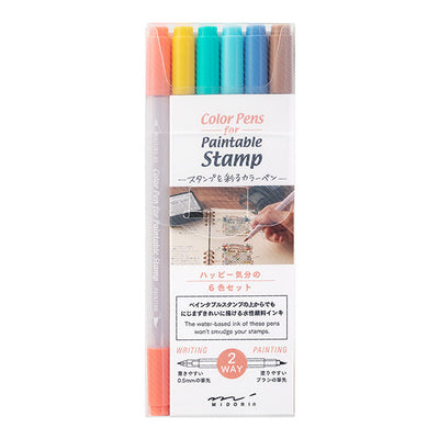 Colored Pens for Paintable Stamps