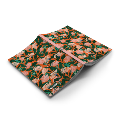 Orange Floral Classic Journal