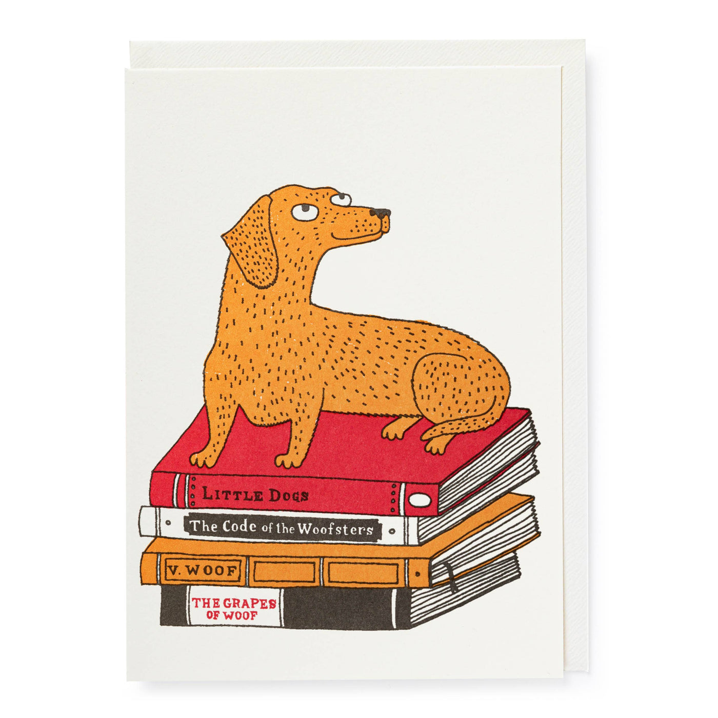 Bookshop Dog | Greeting Card