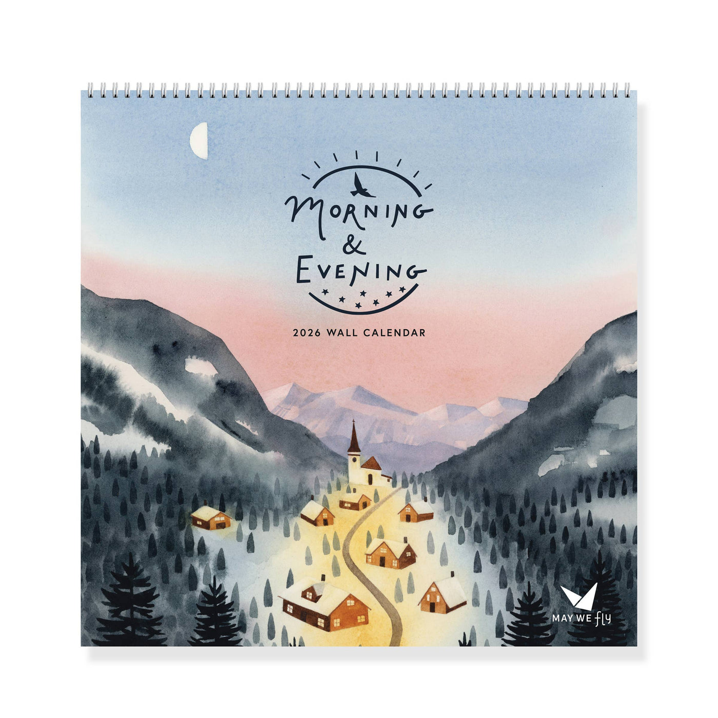 2026 Morning + Evening Large Wall Calendar