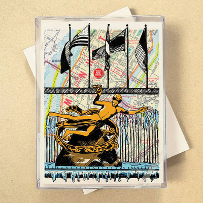 You Are Here Map Boxed Cards - see all 7 Cities!