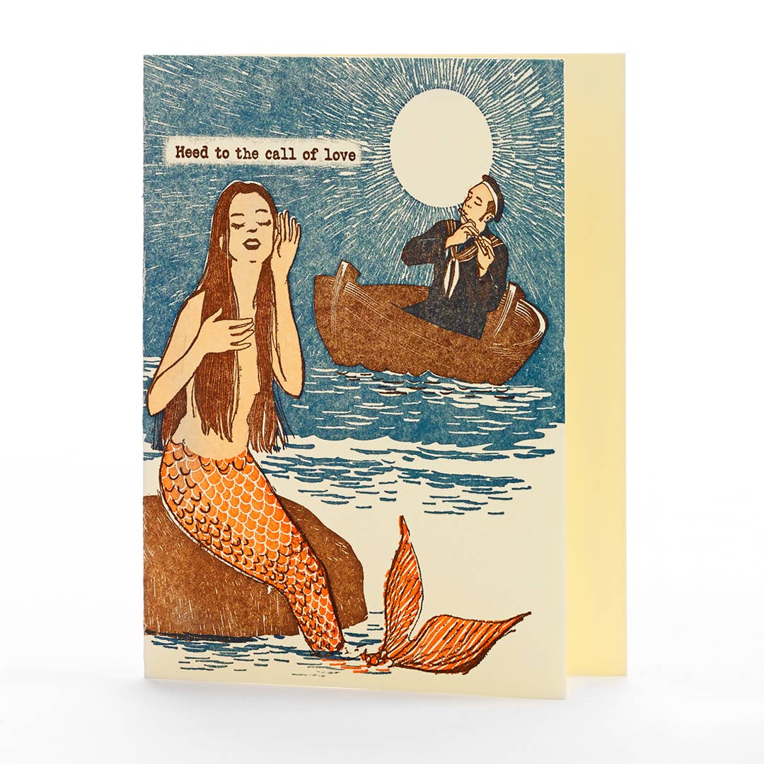 Mermaid & Sailor A2 Card