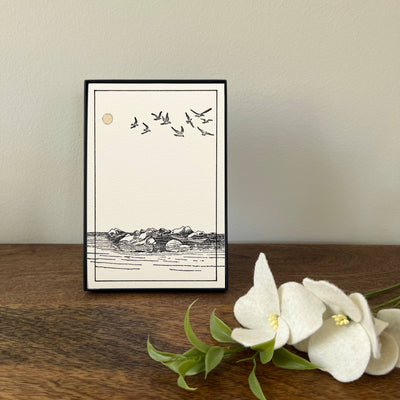4 x 6" River Rocks Artwork