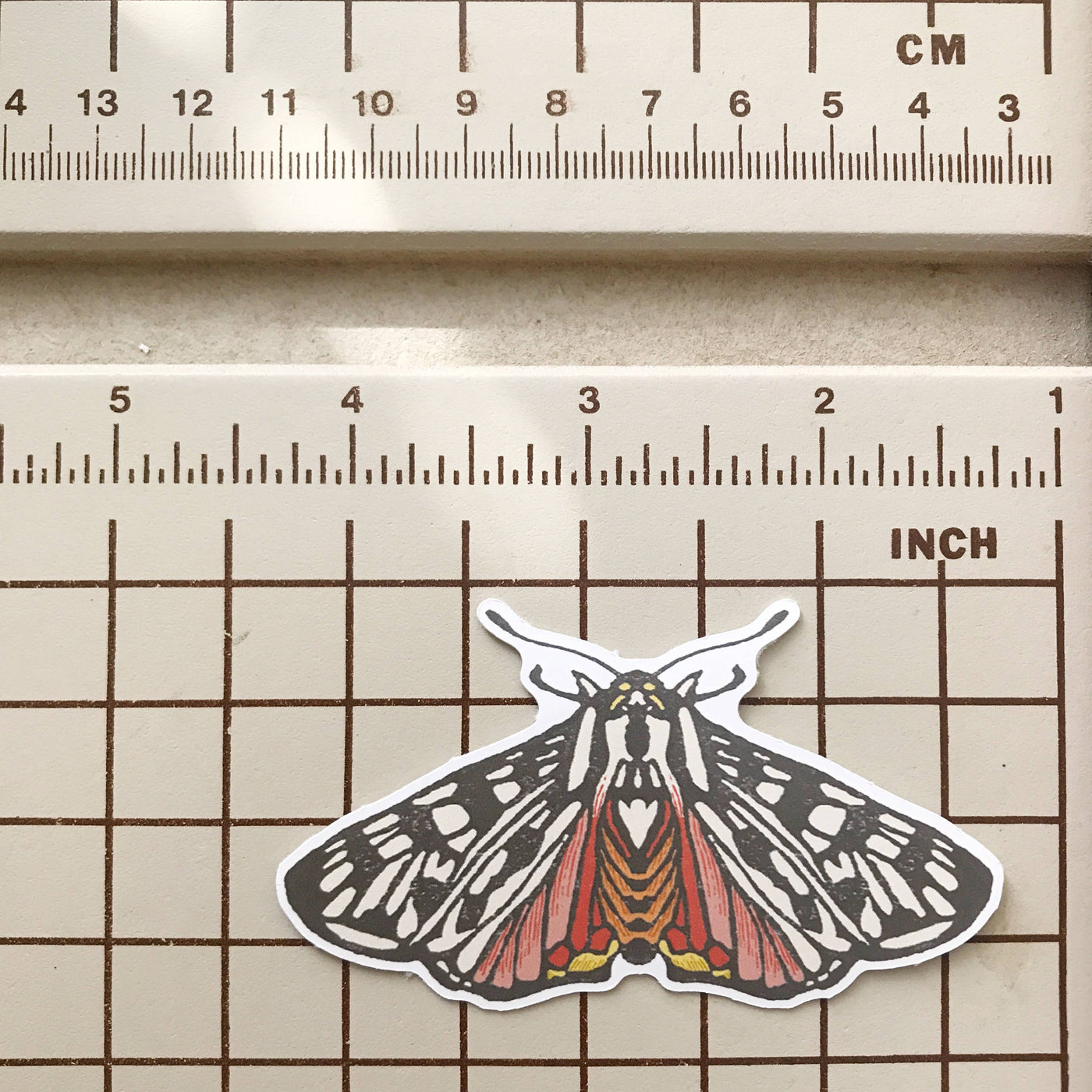 Tiger Moth Butterfly Sticker