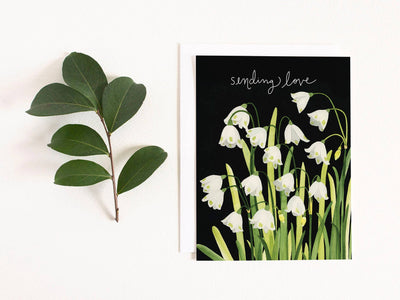 Sending Love Greeting Card