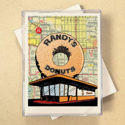 You Are Here Map Boxed Cards - see all 7 Cities!