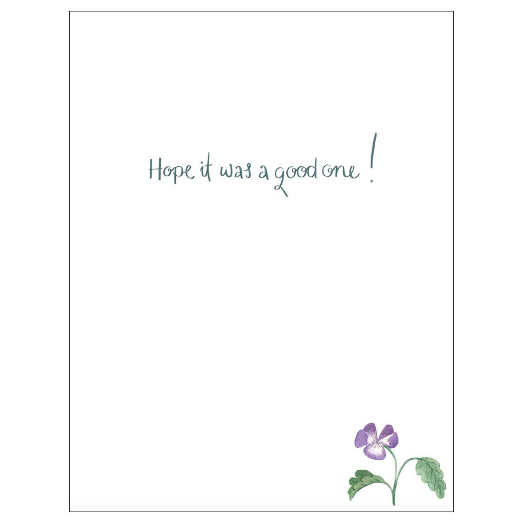 Belated Birthday Turtle Card