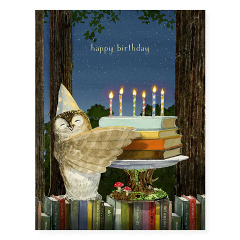 Bookish Birthday - Birthday Card