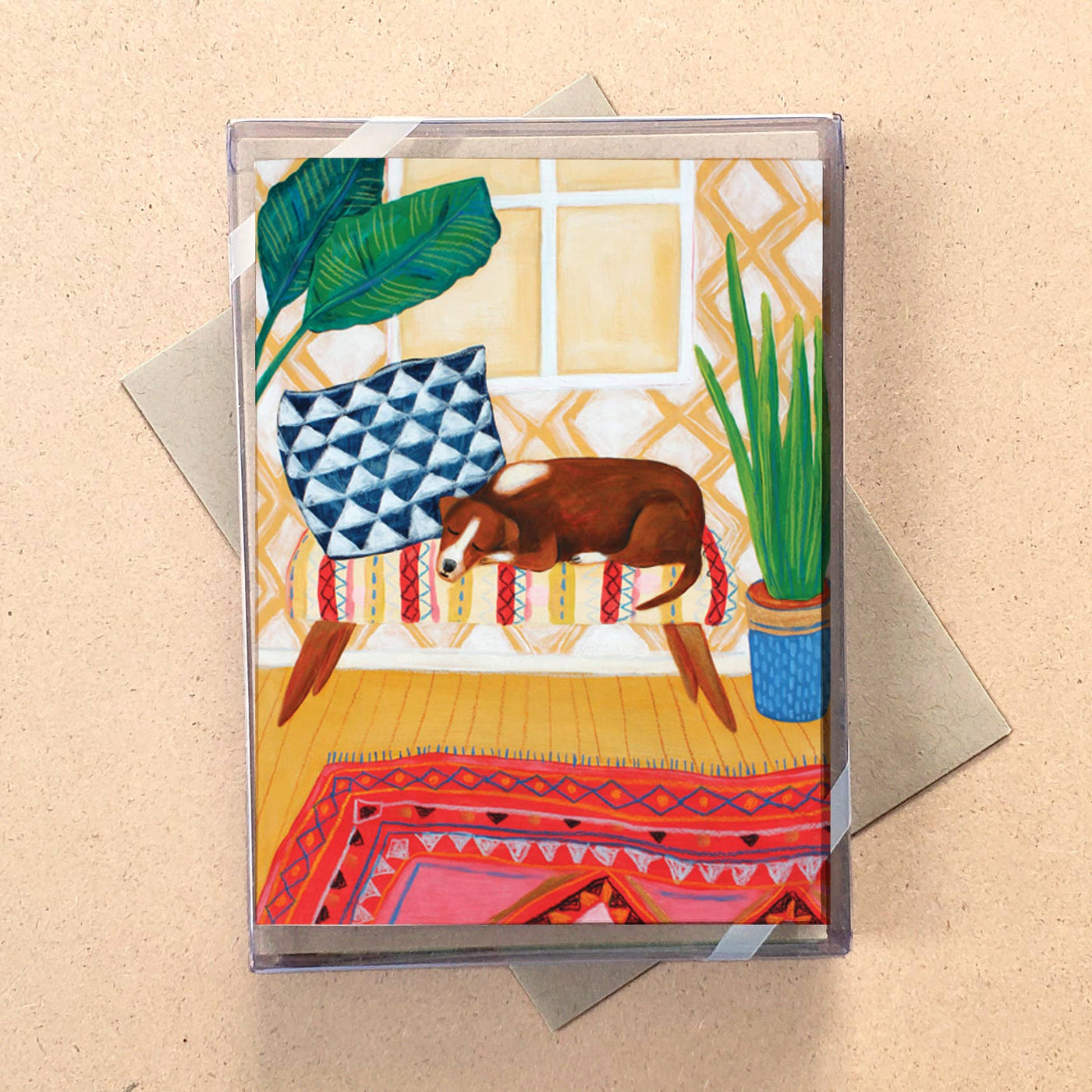 Dog Window Mini Boxed Cards