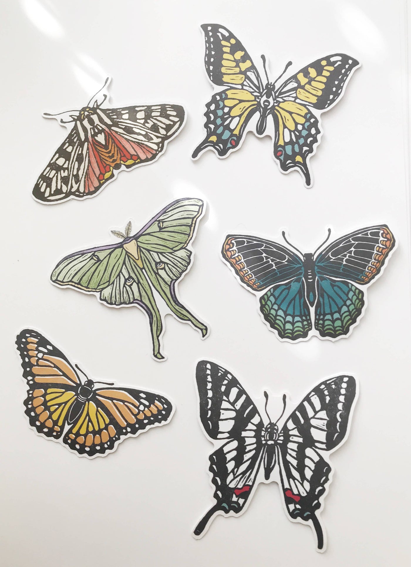 Tiger Moth Butterfly Sticker