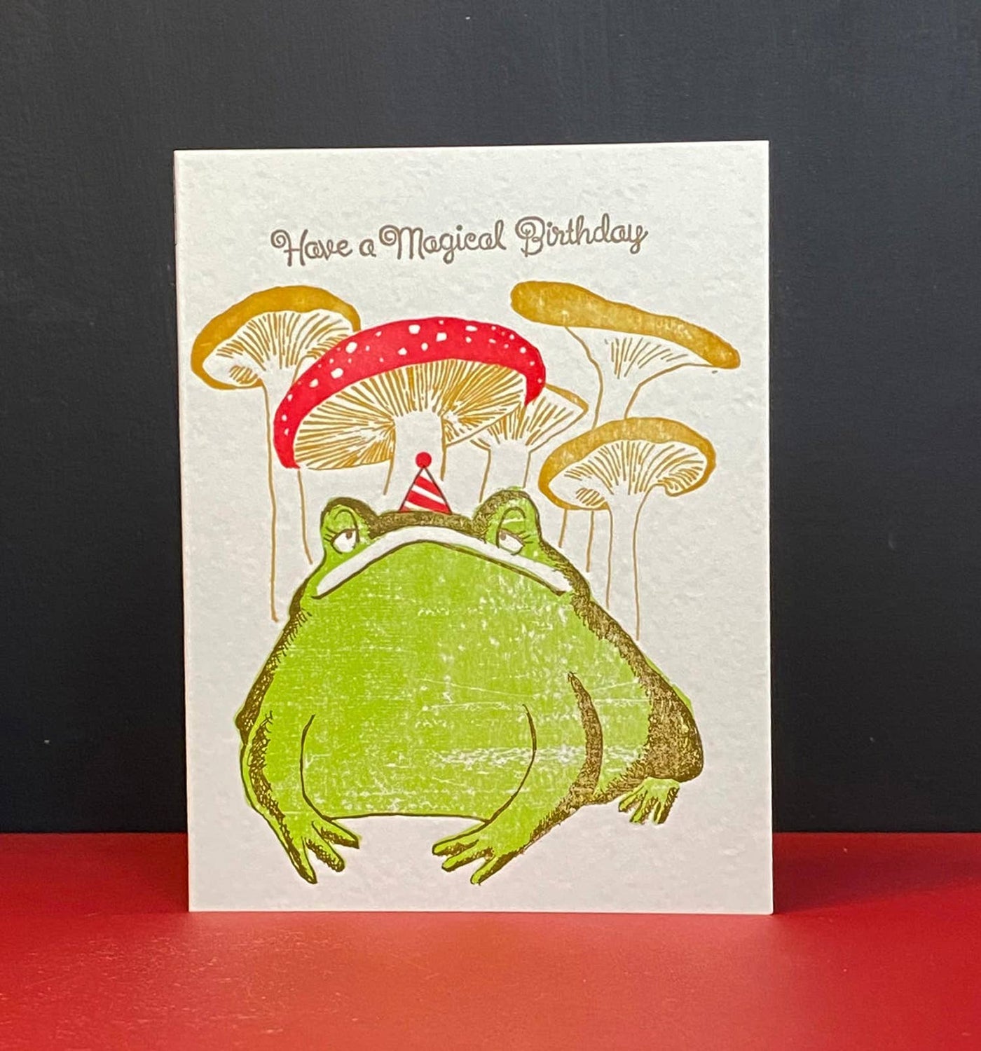 Toad Magical Birthday A2 Card – Merrymaker Fine Paper