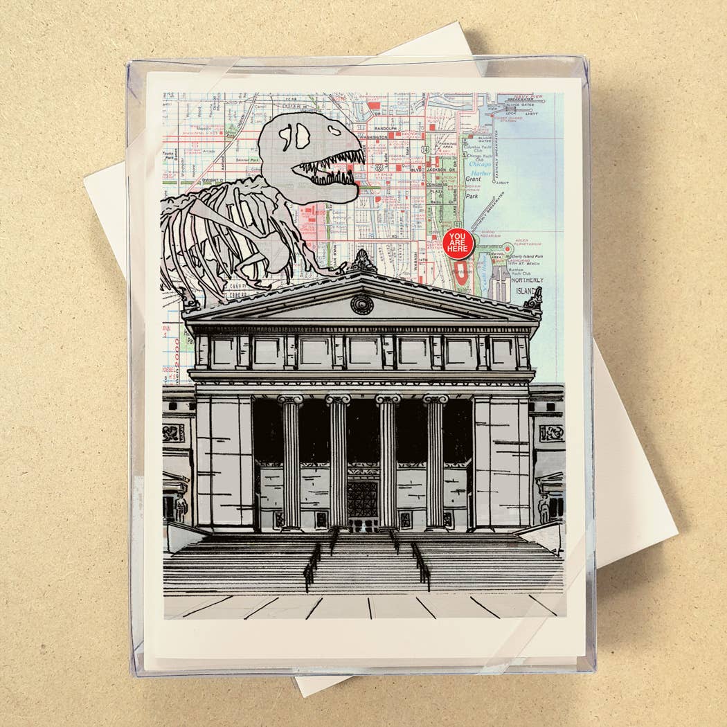You Are Here Map Boxed Cards - see all 7 Cities!