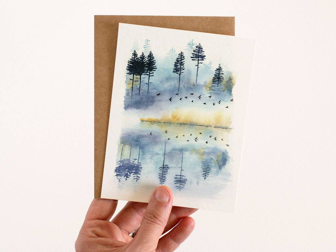 Misty Morning Greeting Card