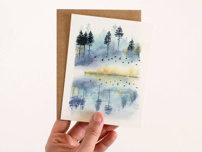 Misty Morning Greeting Card