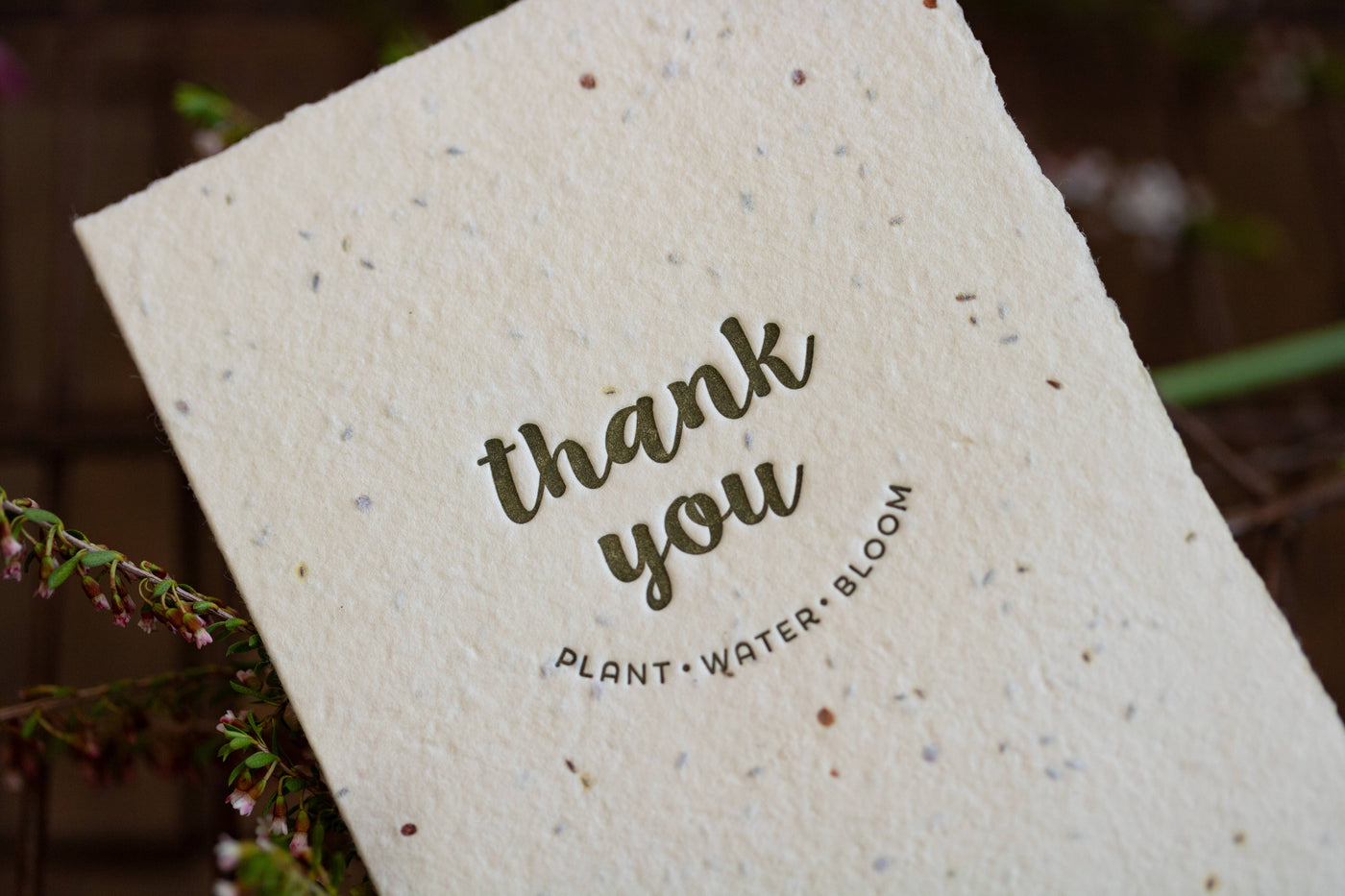 Thank You Wildflower Card