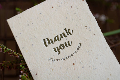 Thank You Wildflower Card
