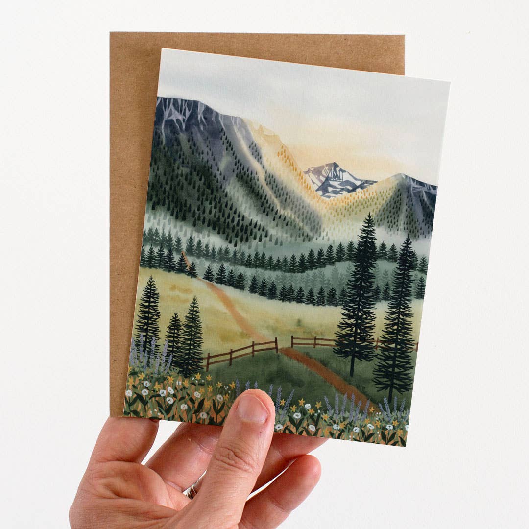 Sunrise Trail Greeting Card