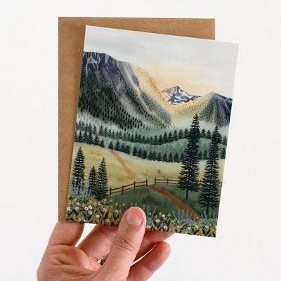 Sunrise Trail Greeting Card