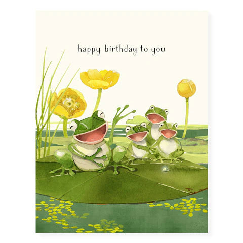 Frogcapella - Birthday Card