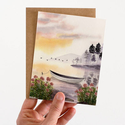 Beside Still Waters Greeting Card