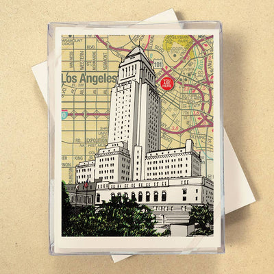 You Are Here Map Boxed Cards - see all 7 Cities!