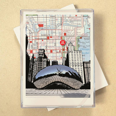 You Are Here Map Boxed Cards - see all 7 Cities!
