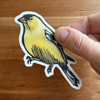 American Goldfinch Vinyl Sticker