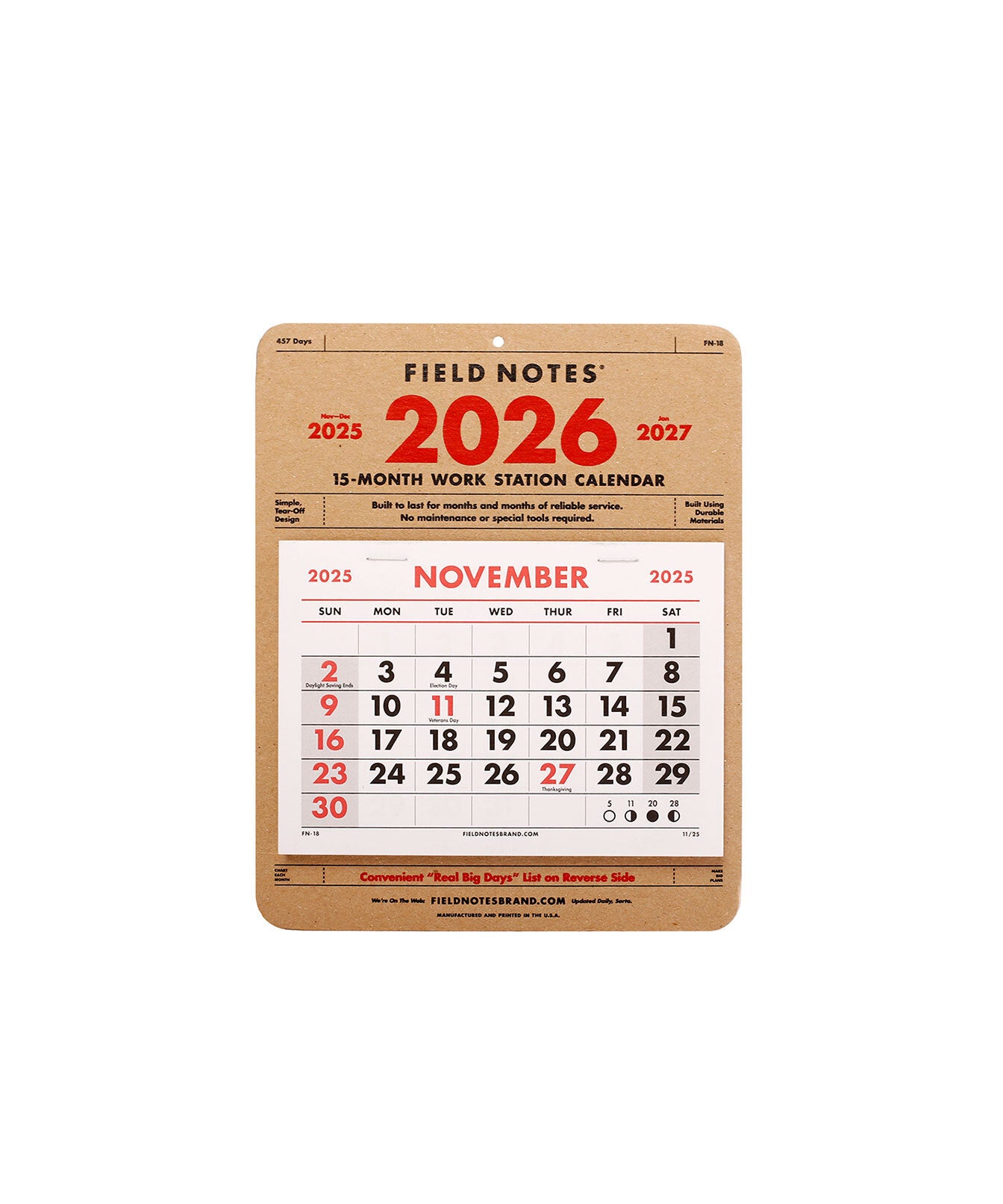 15-month Calendar