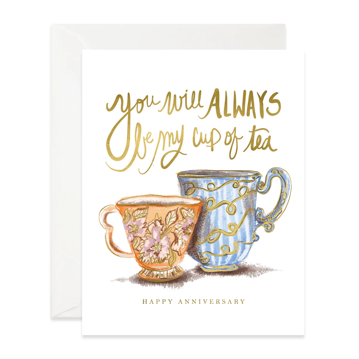 Cup of Tea - Anniversary Card – Merrymaker Fine Paper