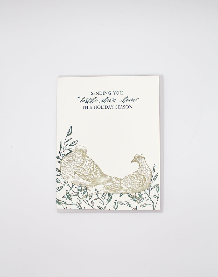 Turtle Dove Love Greeting Card