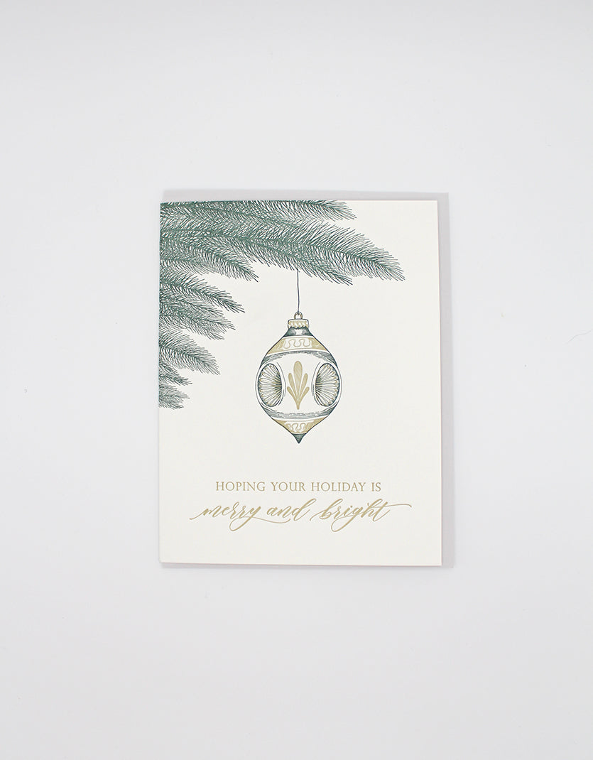 Merry and Bright Greeting Card
