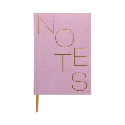 Hardcover Suede Journal with Pocket