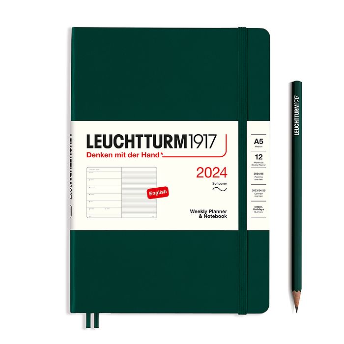 2024 Weekly Planner & Notebook A5